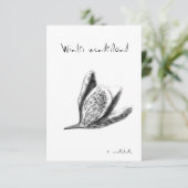 Quirlige Doodles Dankeskarte (Stehend Vorderseite)