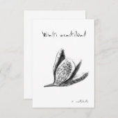 Quirlige Doodles Dankeskarte (Vorne/Hinten)