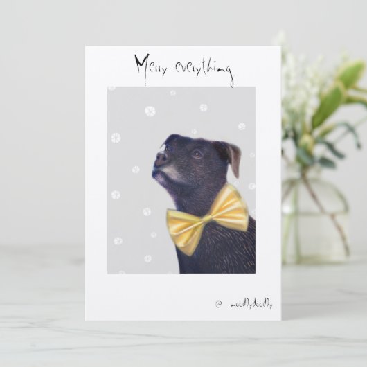 Quirlige Karten für Angehörige (Stehend Vorderseite)