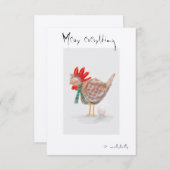 Quirlige Karten für Angehörige (Vorne/Hinten)