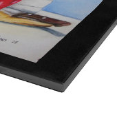 quirlige Stillleben-Malerei von Vegatables Schneidebrett (Ecke)