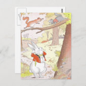 Quirrels, sonnig und laut postkarte (Vorne/Hinten)