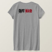 QUIT KRIEG T-Shirt (Design Rückseite)