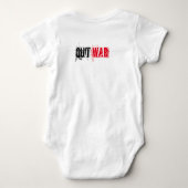 QUIT KRIEG T-Shirt (Rückseite)