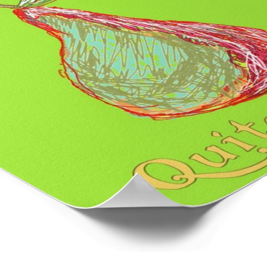 Quite a pear poster (Ecke)