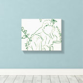 Quite Abend Leinwanddruck (Insitu (Holzboden))