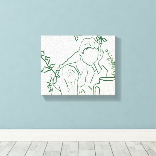 Quite Abend Leinwanddruck (Insitu (Holzboden))