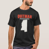 Quitman Mississippi USA Staat America Travel Missi T-Shirt (Vorderseite)