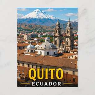 Quito Andengipfel und koloniale Eleganz Postkarte