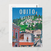 Quito - Die Hauptstadt Ecuadors Postkarte (Vorne/Hinten)