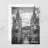 Quito, Ecuador Basílica del Voto Nacional Postkarte (Vorne/Hinten)