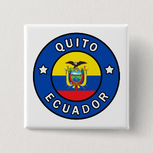 Quito Ecuador Button