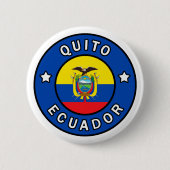 Quito Ecuador Button (Vorderseite)