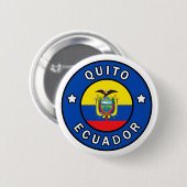 Quito Ecuador Button (Vorne & Hinten)