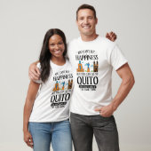 Quito Ecuador City Skyline Karte Reise 5 T-Shirt (Unisex)