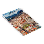 Quito Ecuador Cityscape Magnet (Rechte Seite)