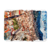 Quito Ecuador Cityscape Magnet (Horizontal)