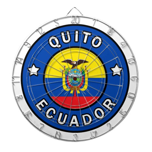 Quito Ecuador Dartscheibe (vorne)