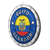 Quito Ecuador Dartscheibe (Vorderseite rechts)