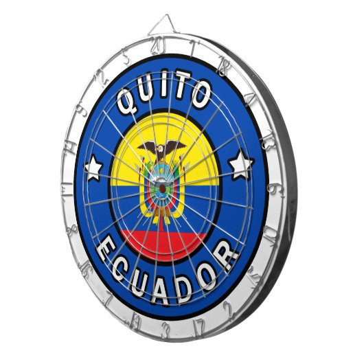 Quito Ecuador Dartscheibe (Vorderseite rechts)