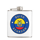 Quito Ecuador Flachmann (Vorderseite)
