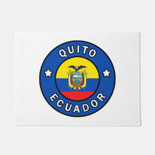 Quito Ecuador Fußmatte