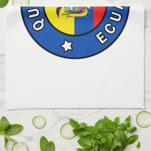 Quito Ecuador Geschirrtuch (Gefaltet)