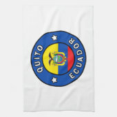 Quito Ecuador Geschirrtuch (Vertikal)