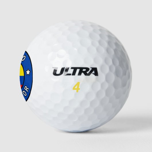 Quito Ecuador Golfball (Logo)
