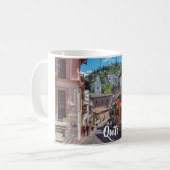 Quito, Ecuador, historische Innenstadt Kaffeetasse (Vorderseite Links)