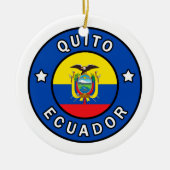 Quito Ecuador Keramikornament (Vorne)
