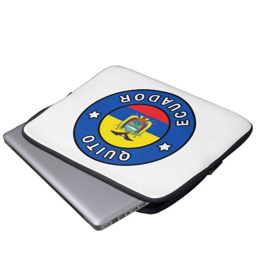 Quito Ecuador Laptopschutzhülle (Vorne Knopf)