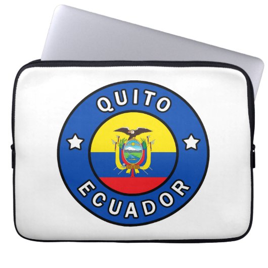 Quito Ecuador Laptopschutzhülle (Vorderseite)