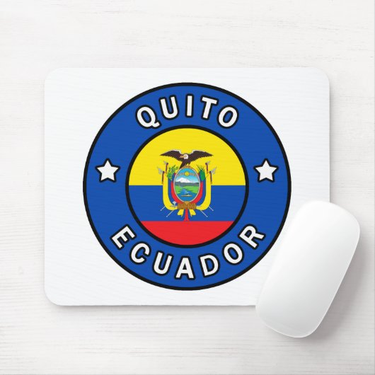 Quito Ecuador Mousepad (Mit Mouse)
