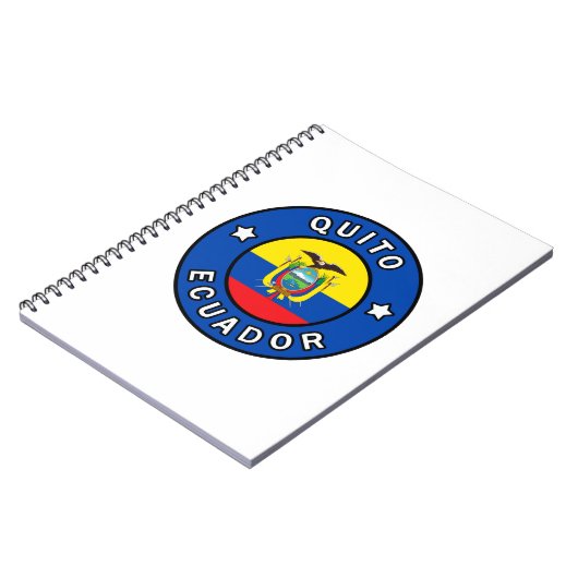 Quito Ecuador Notizblock (Linke Seite)