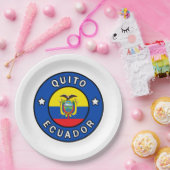 Quito Ecuador Pappteller (Party)