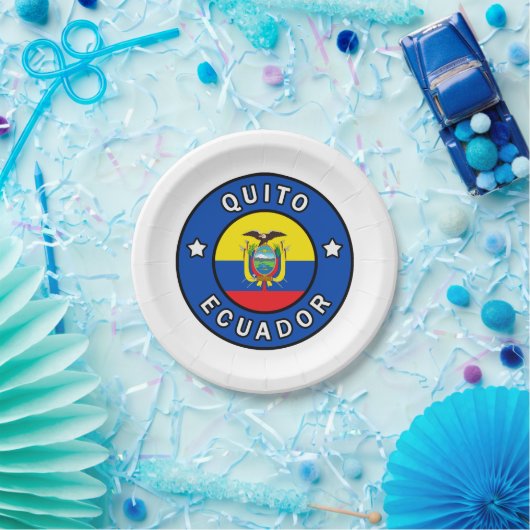 Quito Ecuador Pappteller (Party)