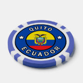 Quito Ecuador Pokerchips (Einzeln)