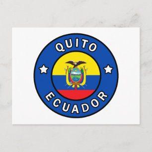 Quito Ecuador Postkarte