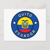 Quito Ecuador Postkarte (Vorderseite)