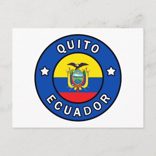 Quito Ecuador Postkarte (Vorderseite)