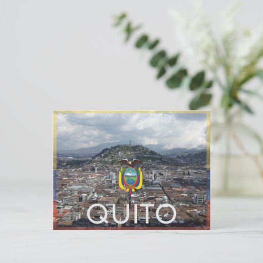 Quito - Ecuador Postkarte (Stehend Vorderseite)