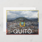 Quito - Ecuador Postkarte (Vorne/Hinten)