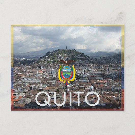 Quito - Ecuador Postkarte (Vorderseite)