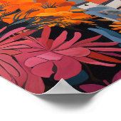 Quito Ecuador Reise Stadt Malerei Ästhetik Poster (Ecke)