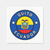 Quito Ecuador Serviette (Vorderseite)