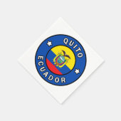 Quito Ecuador Serviette (Ecke)