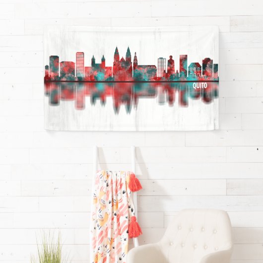 Quito Ecuador Skyline Banner (Insitu)