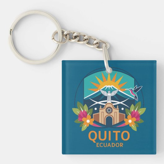 Quito Ecuador South America Schlüsselanhänger (Vorderseite)