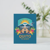 Quito Ecuador Südamerika Postkarte (Stehend Vorderseite)